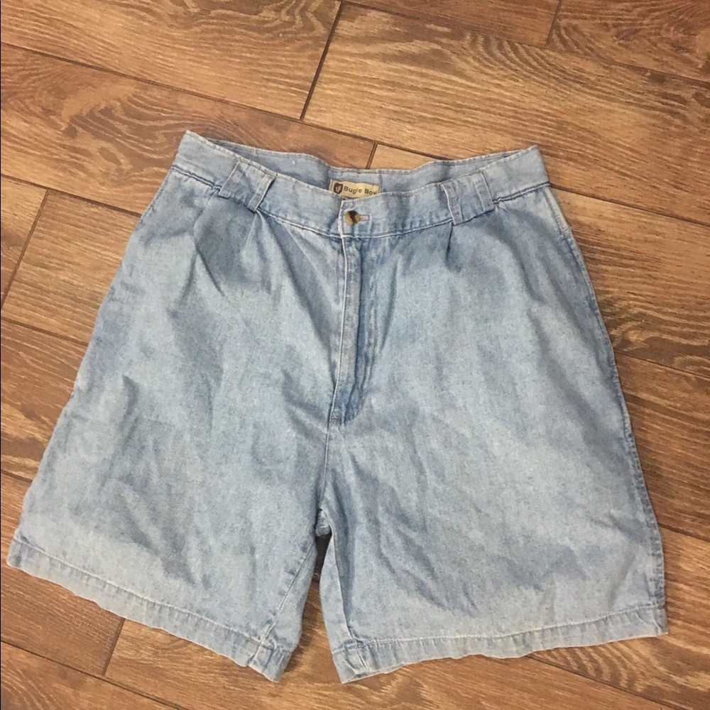 Bugle Boy High Wasted Jean Shorts